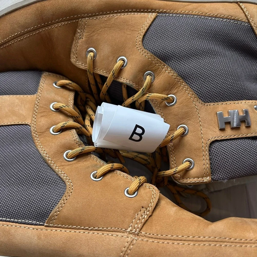 Helly Hansen‎ Waterproof Boots Stockholm Winter 11 Wheat Bungee Cord High Top